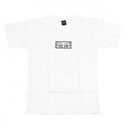OBEY　Tシャツ　"OBEY JUMBLED EYES BASIC TEE"　(White)