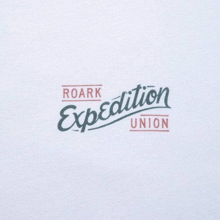 ROARK REVIVAL　L/STシャツ　"EXPEDITION UNION 9.3oz H/W L/S TEE"　(White)