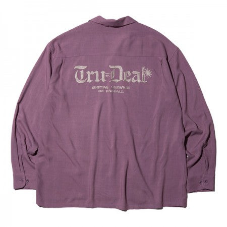 ★30%OFF★ RADIALL　L/Sシャツ　"TRUE DEAL OPEN COLLARED SHIRT L/S"　(Purple Haze)
