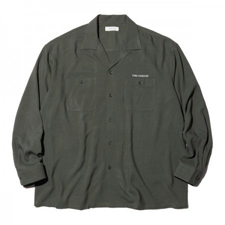 RADIALL　L/Sシャツ　"TRUE DEAL OPEN COLLARED SHIRT L/S"　(Khaki Green)