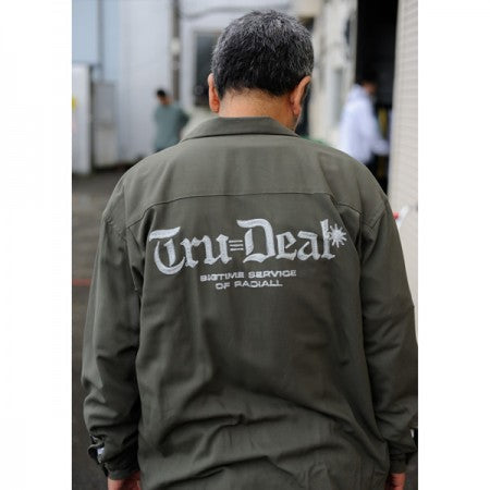 RADIALL　L/Sシャツ　"TRUE DEAL OPEN COLLARED SHIRT L/S"　(Khaki Green)