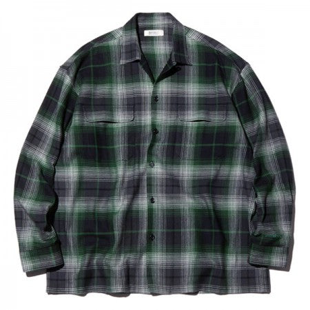 RADIALL　L/Sシャツ　"CLASSHOUSE OPEN COLLARED SHIRT L/S"　(Green)