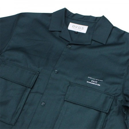 Deviluse　S/Sシャツ　"2POCKET OPEN COLOR SHIRTS"　(Green)