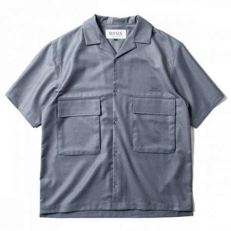 Deviluse　S/Sシャツ　"2POCKET OPEN COLOR SHIRTS"　(Gray)