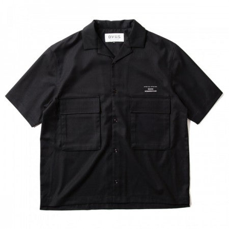 Deviluse　S/Sシャツ　"2POCKET OPEN COLOR SHIRTS"　(Black)