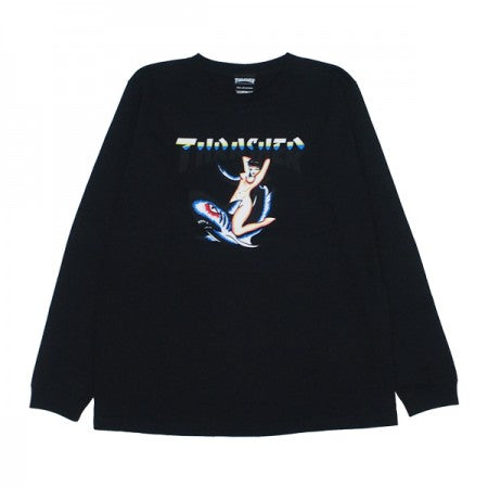 THRASHER　L/STシャツ　"TATTOO L/STEE"　(Black)