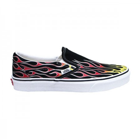 VANS　"CLASSIC SLIP-ON"　(VANS MASH UP) Flames Black/True White