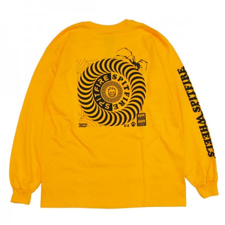 SPITFIRE　L/STシャツ　"UNDERGROUND SWIRL L/S TEE"　(Gold)