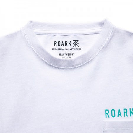 ROARK REVIVAL　L/STシャツ　"LOGO 9.3oz H/W L/S POCKET TEE"　(White)