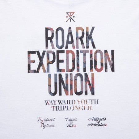 ROARK REVIVAL　L/STシャツ　"EXPEDITION UNION 9.3oz H/W L/S POCKET TEE"　(White)