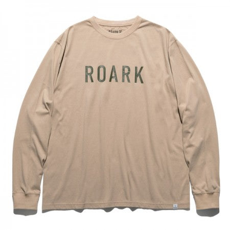 ROARK REVIVAL　L/STシャツ　"LOGO L/S TEE"　(Beige)