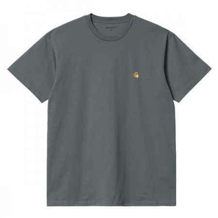 Carhartt WIP　Tシャツ　"S/S CHASE T-SHIRT"　(Thyme / Gold)