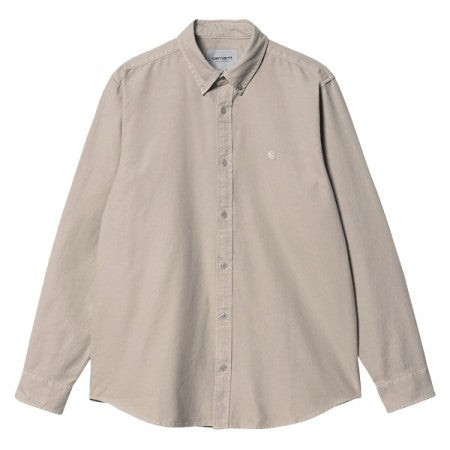 Carhartt WIP　L/Sシャツ　“L/S BOLTON SHIRT"　(Wall garment dyed)