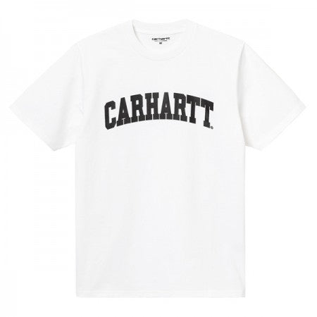 Carhartt WIP　Tシャツ　"S/S UNIVERSITY T-SHIRT"　(White / Black)