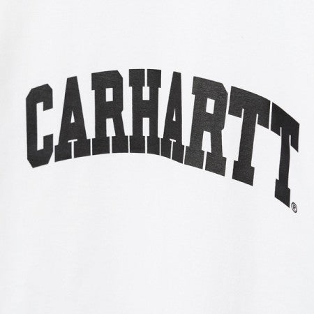 Carhartt WIP　Tシャツ　"S/S UNIVERSITY T-SHIRT"　(White / Black)