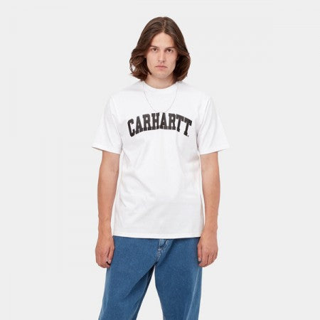 Carhartt WIP　Tシャツ　"S/S UNIVERSITY T-SHIRT"　(White / Black)