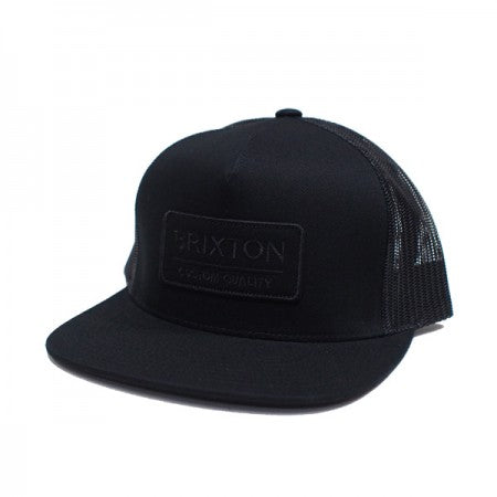 BRIXTON　メッシュキャップ　"PALMER PROPER MP MESH CAP"　(Black / Black)