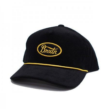 BRIXTON　キャップ　"PARSONS C MP SNAPBACK CAP"　(Black)