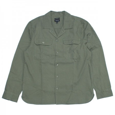 ★30%OFF★ BRIXTON　L/Sシャツ　"BOWERY SURPLUS L/S OVERSHIRT"　(Olive Surplus)