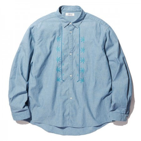 RADIALL　L/Sシャツ　"FIESTA REGULAR COLLARED SHIRT L/S"　(Indigo)