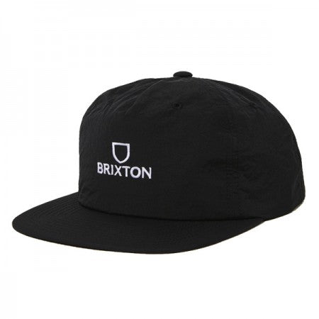 BRIXTON　キャップ　"ALPHA MP SNAPBACK CAP"　(Black / White)