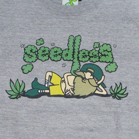 seedleSs　L/S Tシャツ　"CHILLIN TIME L/S TEE"　(H.Gray)