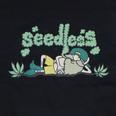 seedleSs　L/S Tシャツ　"CHILLIN TIME L/S TEE"　(Black)