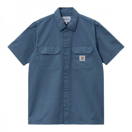 Carhartt WIP　S/Sシャツ　"S/S MASTER SHIRT"　(Storm Blue)