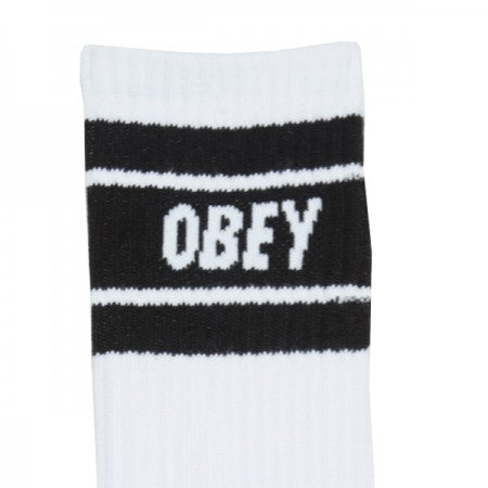 OBEY　ソックス　"COOPER Ⅱ SOCKS"　(White / Black)