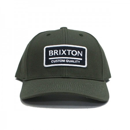 BRIXTON　キャップ　"PALMER PROPER CROSSOVER MP SNAPBACK CAP"　(Military Olive)