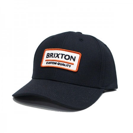 BRIXTON　キャップ　"PALMER PROPER CROSSOVER MP SNAPBACK CAP"　(Black)