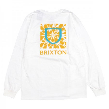 BRIXTON　L/STシャツ　"BETA PSYC L/S STANDARD TEE"　(White)