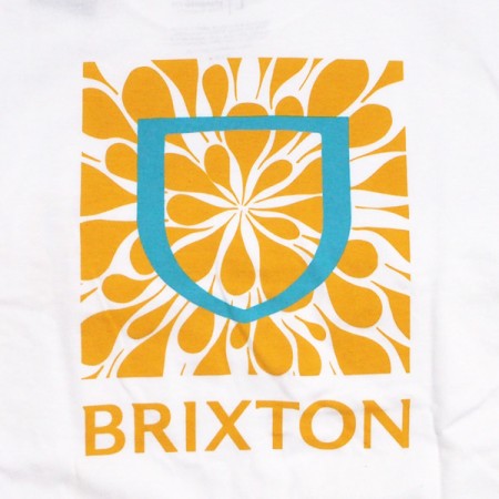 BRIXTON　L/STシャツ　"BETA PSYC L/S STANDARD TEE"　(White)