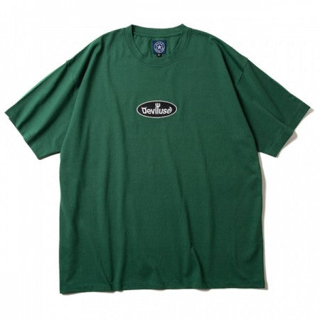 Deviluse　Tシャツ　"OVAL LOGO BIG TEE"　(Green)