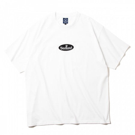 Deviluse　Tシャツ　"OVAL LOGO BIG TEE"　(White)