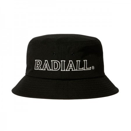 RADIALL　ハット　"LOGOTYPE BUCKET HAT"　(Black)