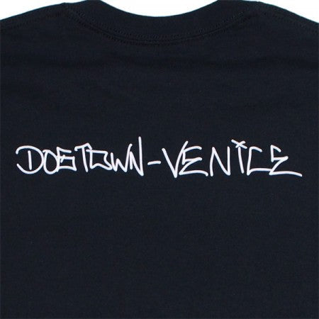 DOGTOWN　Tシャツ　"DOGTOWN-VENICE TEE"　(Black / White)