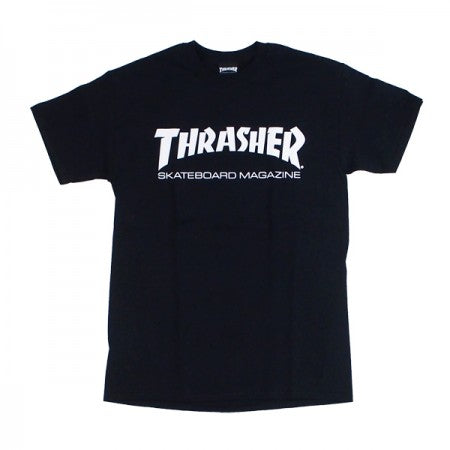 THRASHER　Tシャツ　"MAG LOGO TEE"　(Black/White)