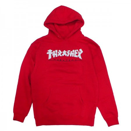 THRASHER　パーカ　"GODZILLA HOODIE"　(Red)