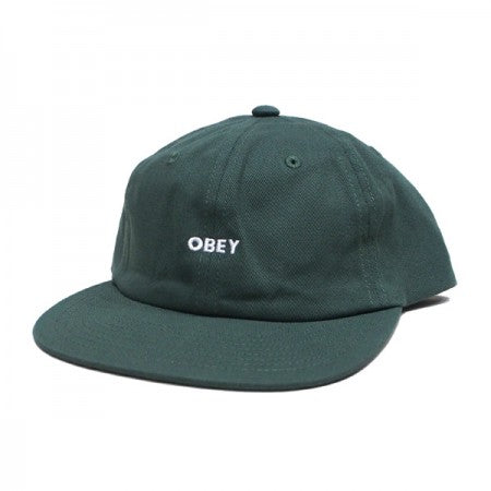 OBEY　キャップ　"BOLD TWILL 6 PANEL STRAPBACK CAP"　(Leaf)