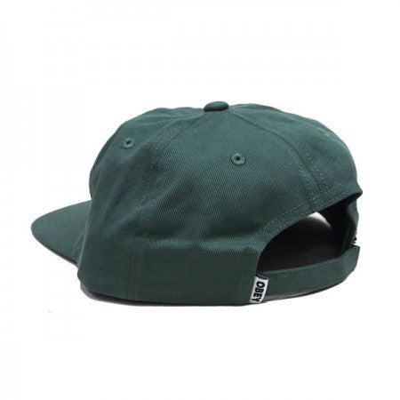 OBEY　キャップ　"BOLD TWILL 6 PANEL STRAPBACK CAP"　(Leaf)