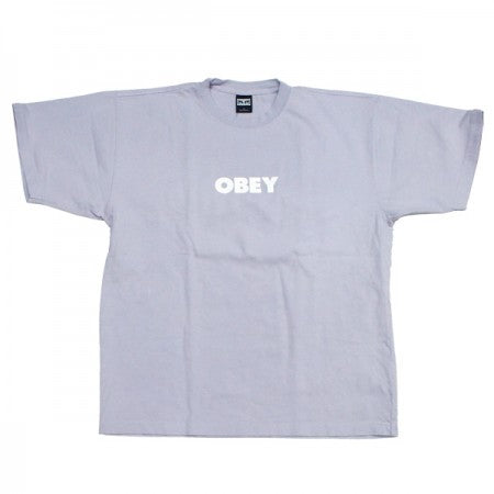 OBEY　Tシャツ　"BOLD OBEY HEAVYWEIGHT PIGMENT DYE TEE"　(Pigment Purple Paste)