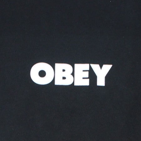 ★30%OFF★ OBEY　Tシャツ　"BOLD OBEY HEAVYWEIGHT PIGMENT DYE TEE"　(Pigment Faded Black)