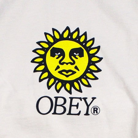 ★30%OFF★ OBEY　Tシャツ　"OBEY SUNSHINE HEAVYWEIGHT TEE"　(Sago)