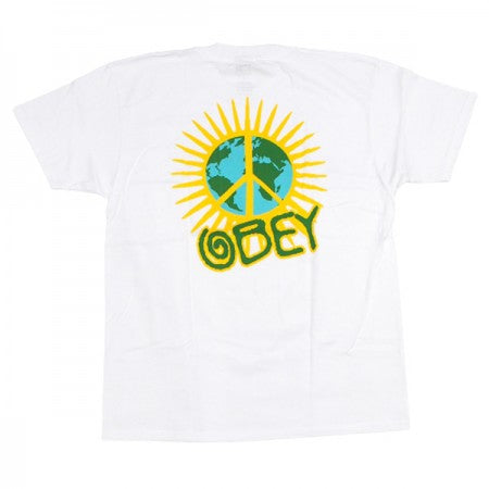 ★30%OFF★ OBEY　Tシャツ　"OBEY WORLD PAZ CLASSIC TEE"　(White)