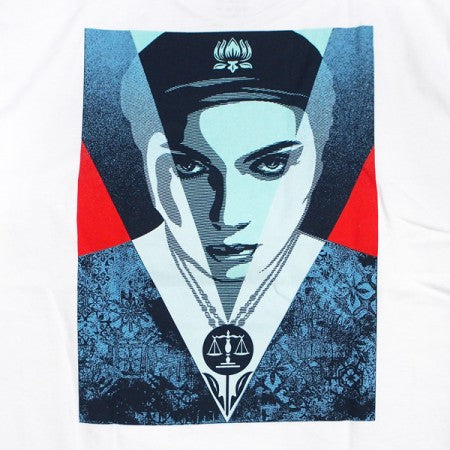 OBEY　Tシャツ　"OBEY JUSTICE ACTIVIST CLASSIC TEE"　(White)