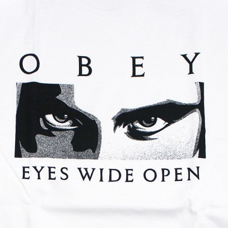 ★30%OFF★ OBEY　Tシャツ　"OBEY EYES WIDE OPEN CLASSIC TEE"　(White)