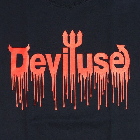 Deviluse　Tシャツ　"LOGO BLOOD TEE"　(Black)
