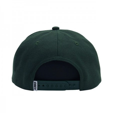 OBEY　キャップ　"OBEY DAWG 6 PANEL CLASSIC SNAPBACK CAP"　(Dark Cedar)