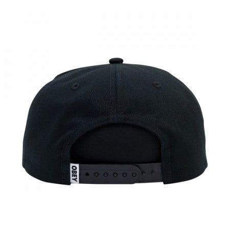 OBEY　キャップ　"OBEY LOWERCASE 5 PANEL SNAPBACK CAP"　(Black)